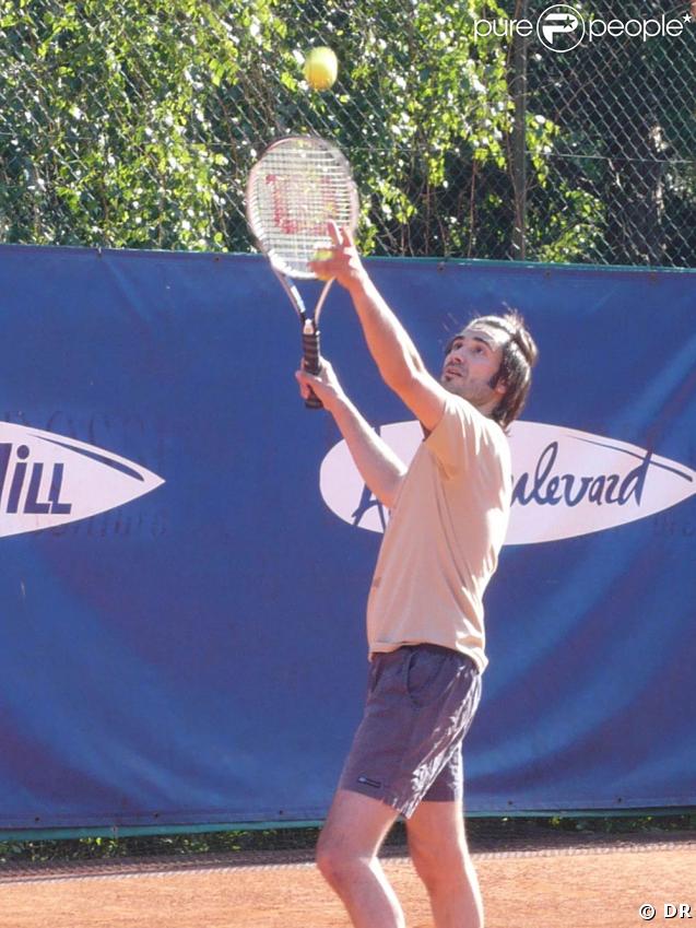 Frédéric Lerner lors du tournoi des personnalités de Roland-Garros qui s'est tenu du 2 au 5 juin 2009 !