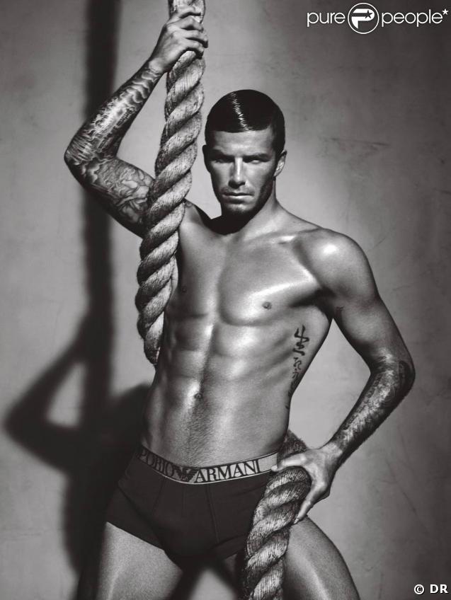 David Beckham, campagne Armani Underwear 09/10