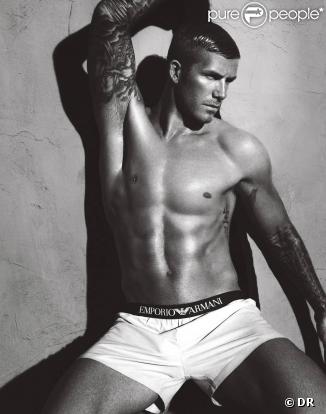 David Beckham, campagne Armani Underwear 09/10