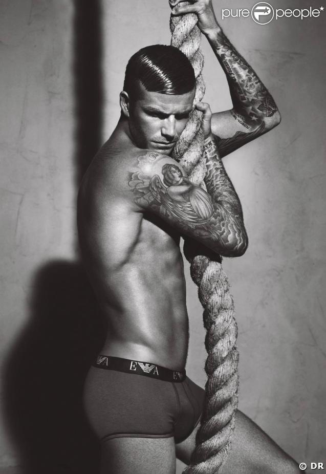 David Beckham, campagne Armani Underwear 09/10