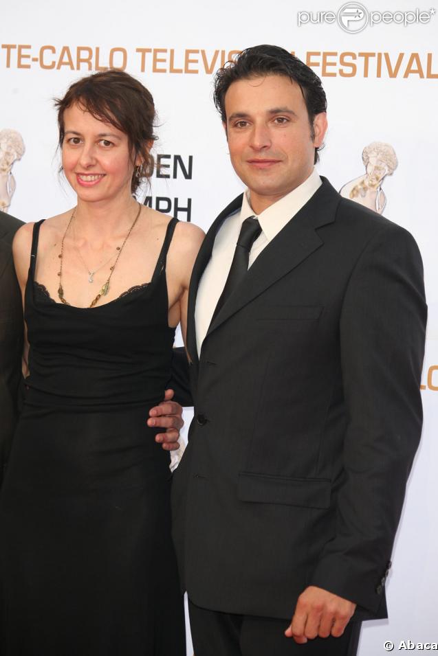 Bruno Salomone et Valérie Bonneton, un couple fictif au top dans la série Fais pas ci, fais pas ça, lors de la cérémonie de clôture du Festival de Monte-Carlo, le 11 juin 2009