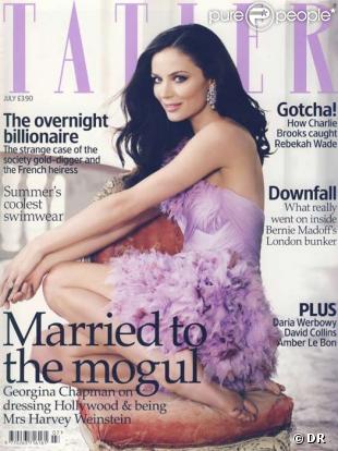 Georgina Chapman en couverture de Tatler  