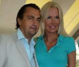 Henri Leconte et sa femme Florentine