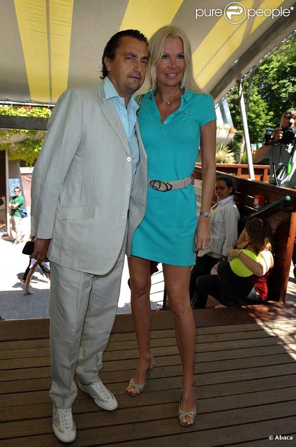 Henri Leconte et sa femme Florentine