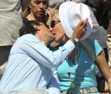 Henri Leconte et sa femme Florentine