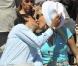 Henri Leconte et son épouse Florentine... festival de baisers enflammés !