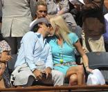 Henri Leconte et sa femme Florentine