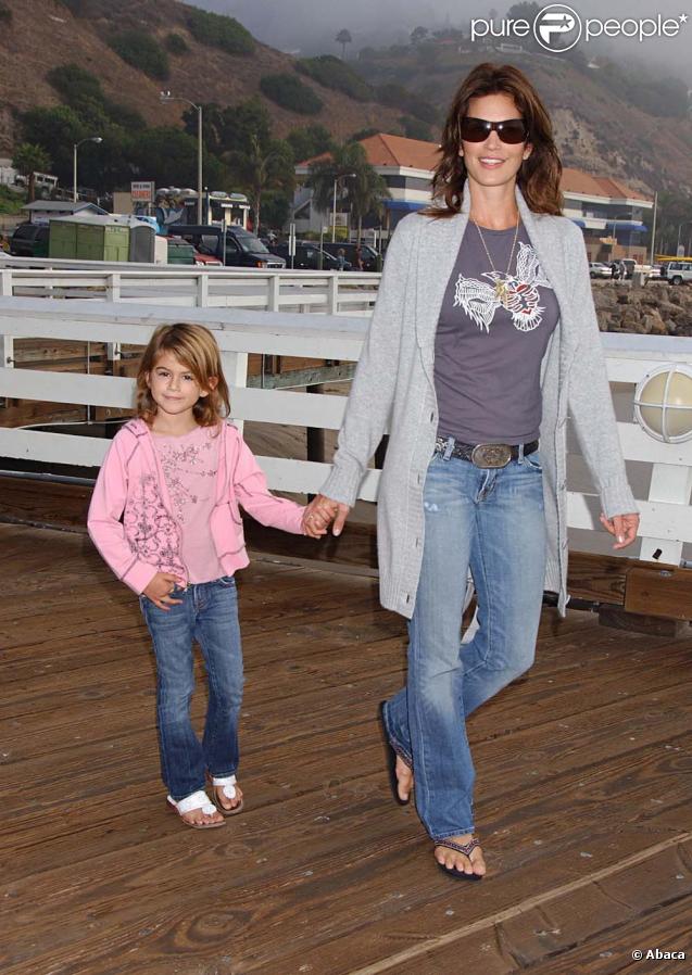 Cindy Crawford et sa fille, Kaya