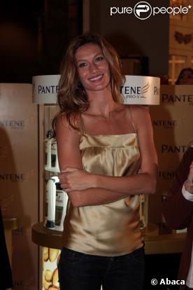 Gisele Bündchen à Sao Paulo, le 15 juin 2009
