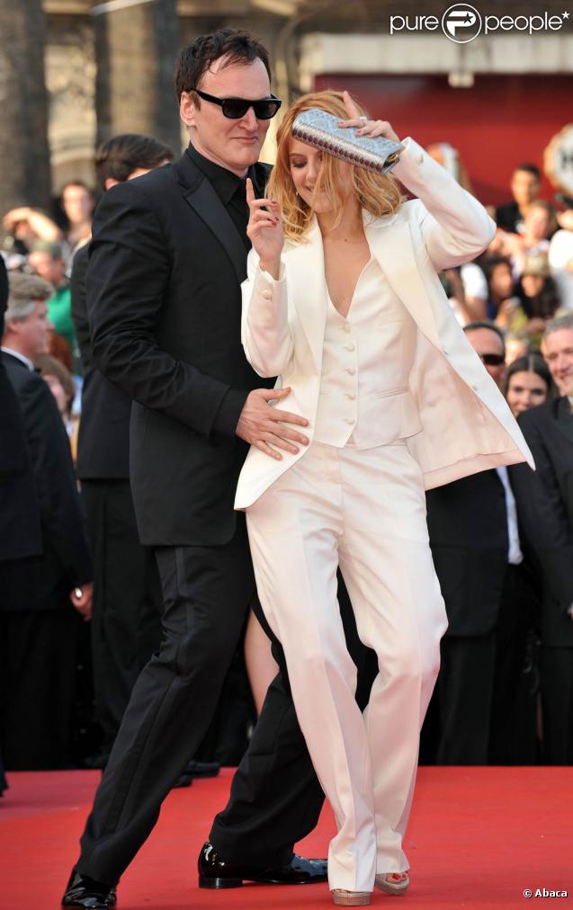 Quentin Tarantino et Mélanie Laurent, lors de la montée des marches de 