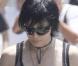 Joan Jett, lors du premier jour de tournage de "The Runaways", le biopic qui lui est consacré, à Los Angeles, le 22 juin 2009 !