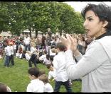 Rachida Dati célèbre la Fête de la musique dans le VIIe arrondissement. 21/05/09 