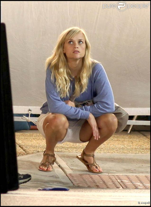 Reese Witherspoon sur le tournage de 