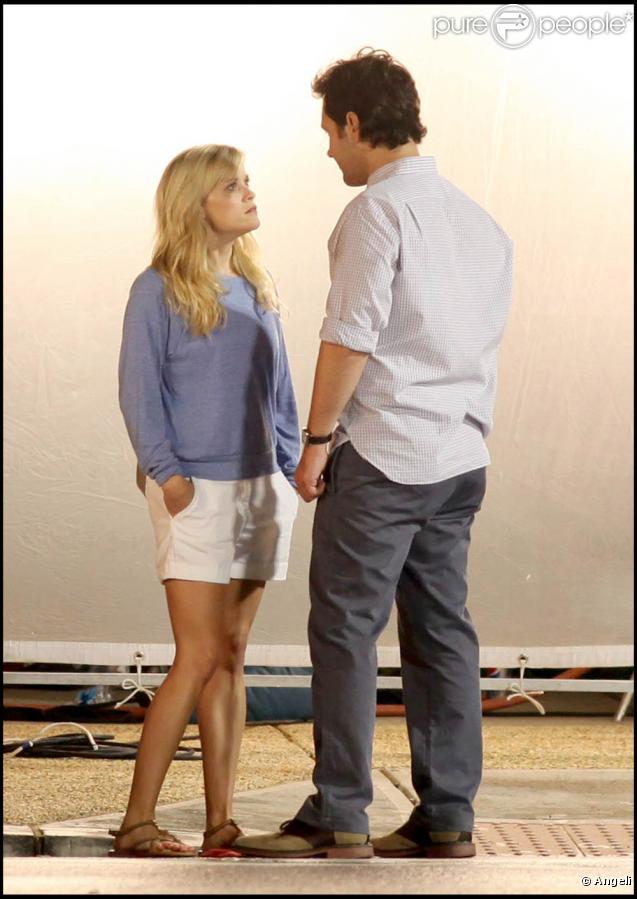 Reese Witherspoon et Paul Rudd sur le tournage de 