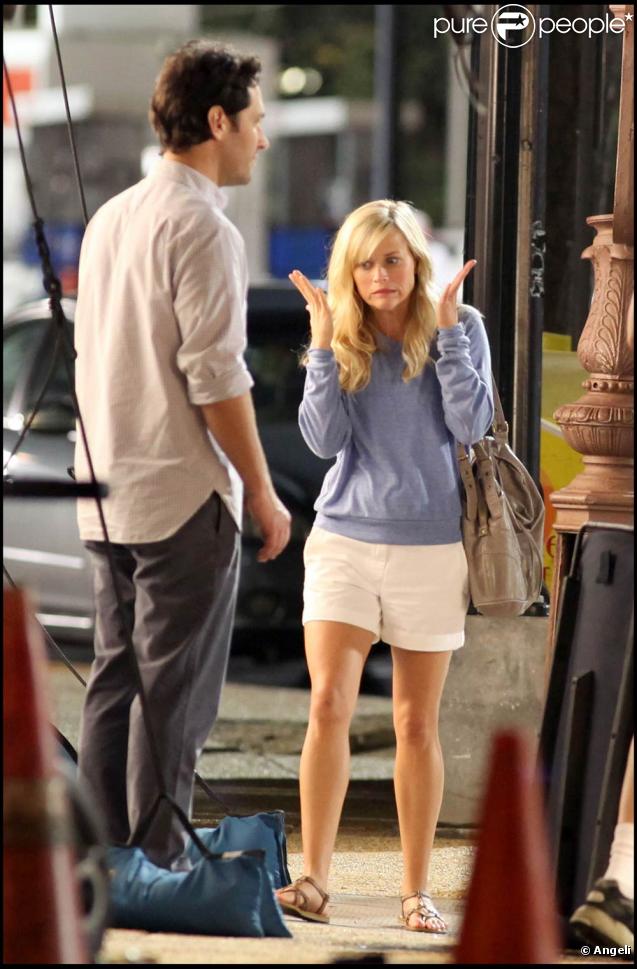 Paul Rudd et Reese Witherspoon sur le tournage de 
