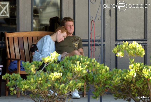 Ryan O'Neal et Redmond le fils qu'il a eu avec Farrah Fawcett en 2006