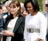 Carla Bruni et Michelle Obama