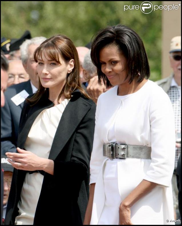Carla Bruni et Michelle Obama