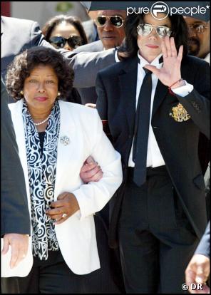 Michael Jackson et sa mère Katherine