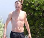 Le footballeur espagnol Andrés Iniesta et sa femme Ana sur une plage de Formentera (Baléares), hier