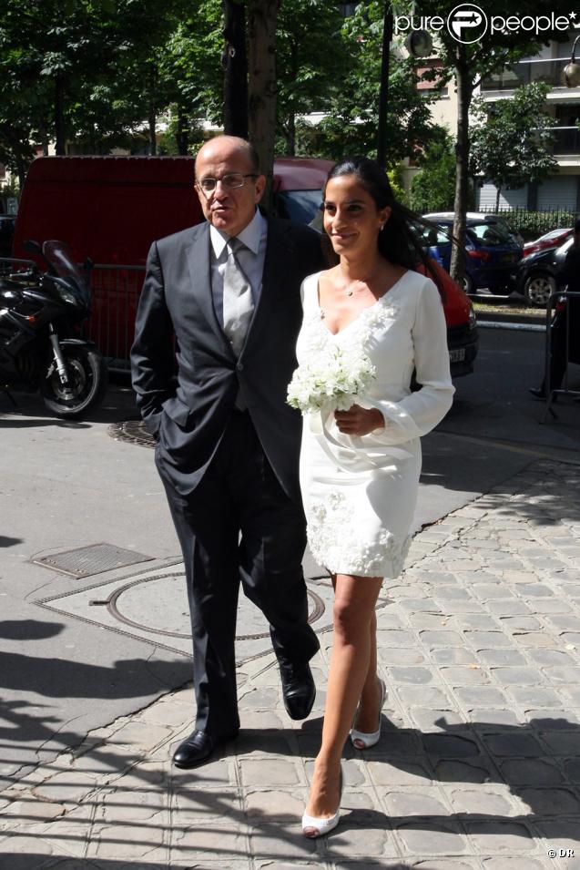 Danièle très émue quelques minutes avnat de dire 