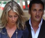 Dany Brillant accompagné de sa jolie Nathalie pour assister au mariage de Franck Dubosc et Danièle le 19 juin 2009