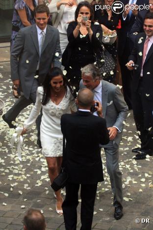 Pour Danièle et Franck Dubosc, le 19 juin 2009, c'est le plus beau jour de leur vie... 