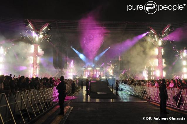 Ambiance électrique lors de la soirée Unighted samedi 4 juillet au Stade de France