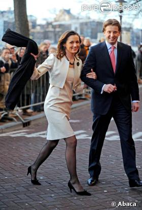 Le prince Floris et la princesse Aimée d'Orange-Nassau van Vollenhoven ont accueilli leur deuxième petite fille, Eliane, le 5 juillet 2009