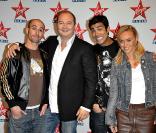Cauet, ici avec son équipe, dont Cécile de Ménibus<br />