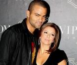 Eva Longoria et Tony Parker en plein moment glamour hier soir au VIP Room à Paris<br />