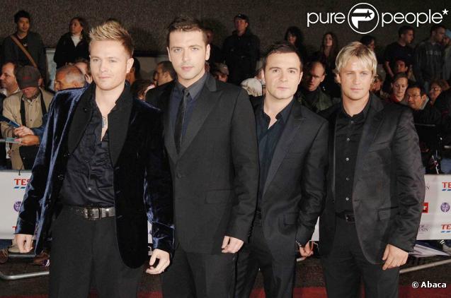 Shaen Filan (2e en partant de la gauche) et Westlife