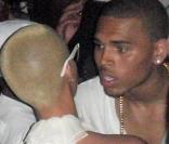 Chris Brown et Amber Rose lors de la White Party de P. Diddy