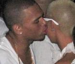 Chris Brown et Amber Rose lors de la White Party de P. Diddy
