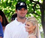 Jessica Simpson et Tony Romo le 1er juillet 2009 
