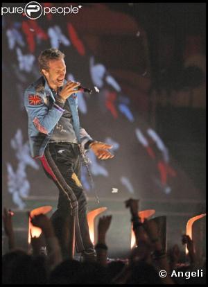 Chris Martin du groupe Coldplay