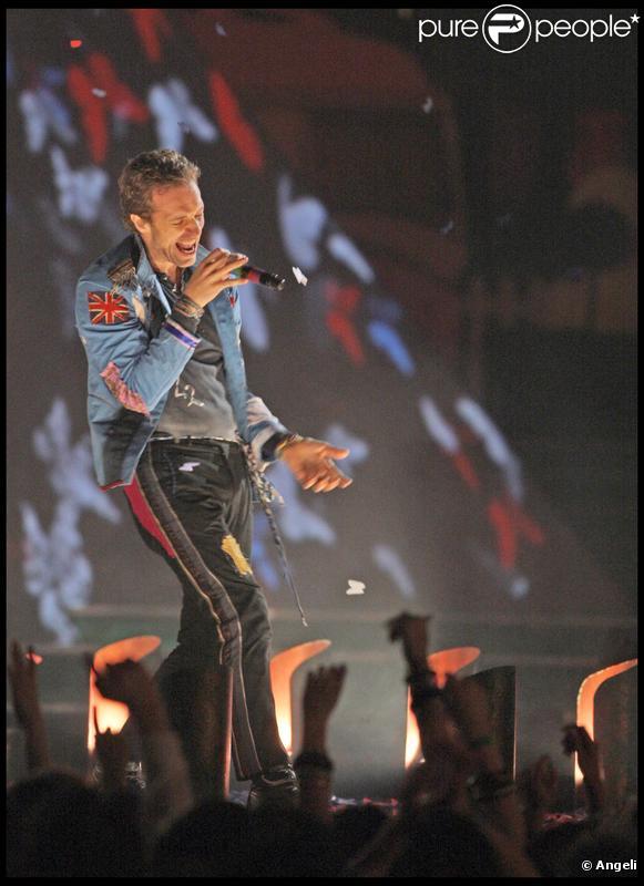 Chris Martin du groupe Coldplay