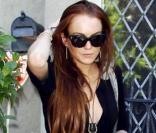 Lindsay Lohan sort de chez Samantha Ronson (Los Angeles, 12 juillet 2009) 