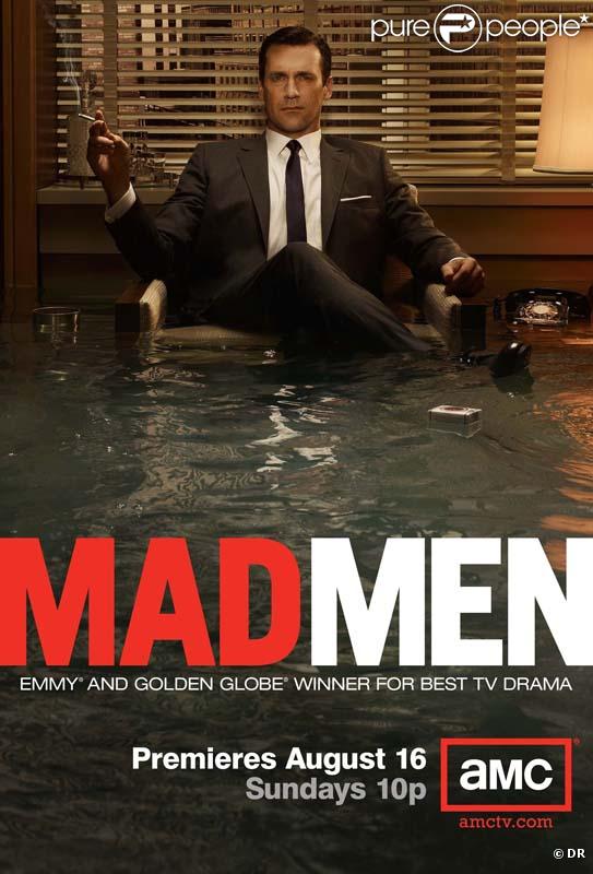 Mad Men avec Jon Hamm et Elisabeth Moss dans l'univers de la pub dans les années 60 à New York 