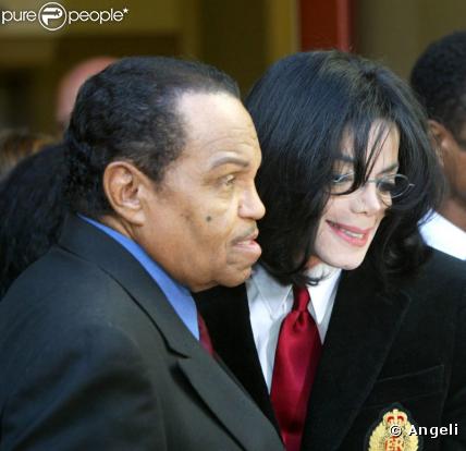 Michael Jackson et son père Joe