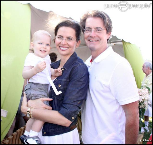 Kyle MacLachlan, sa femme et son fiston, le bonheur absolu !