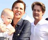 Kyle MacLachlan, sa femme et son fiston, le bonheur absolu !