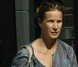 Rachel Griffiths hier lundi 20 juillet à Los Angeles avec ses deux enfants