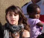 Madonna à Marseille le 19 juillet 2009 pour soutenir les victimes et leur famille après le drame du Vélodrome