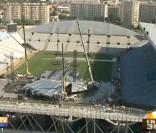 Vue du stade Vélodrome après le drame du 16 juillet 2009
