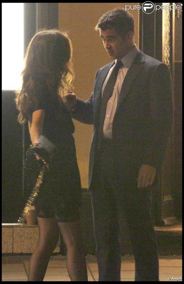 Colin Farrell et la craquante Anna Friel, sur le tournage de  London Boulevard , à Londres, en juillet 2009 !