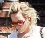 Hilary Duff sort de la maison d'une amie à Studio City le 24 juillet 2009