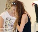 Lindsay Lohan en pleine séance d'essayage à Beverly Hills le 26 juillet 2009