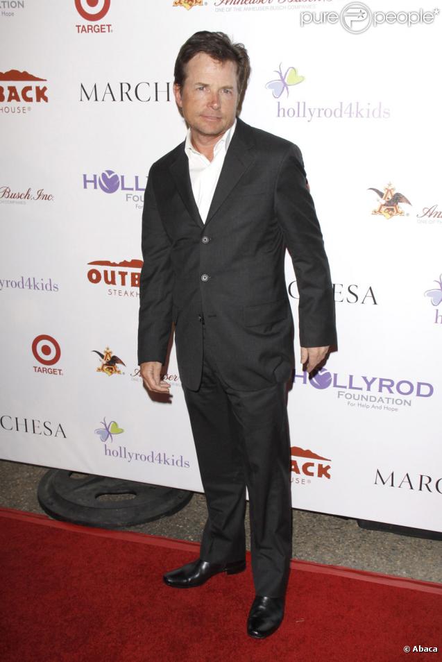 Michael J. Fox lors de la soirée de charité pour la fondation HollyRod à Los Angeles le 25 juillet 2009