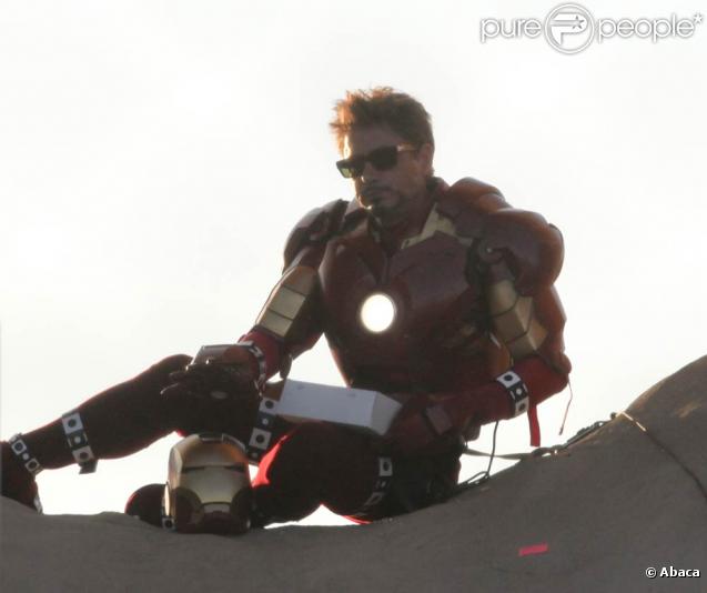 Robert Downey Jr., sur le tournage d' Iron-Man 2  !